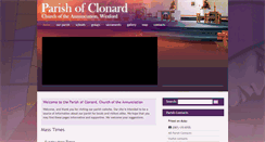 Desktop Screenshot of clonardparish.ie